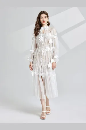 JC Collection Women Shirt Midi Dress
