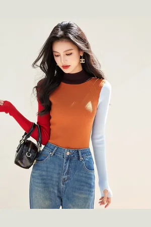 JC Collection Women Striped Pullover