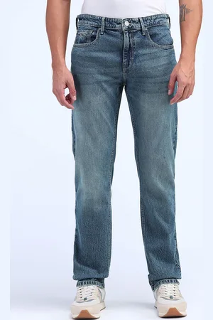 Flying Machine Men Classic Relaxed Fit Light Fade Stretchable Jeans