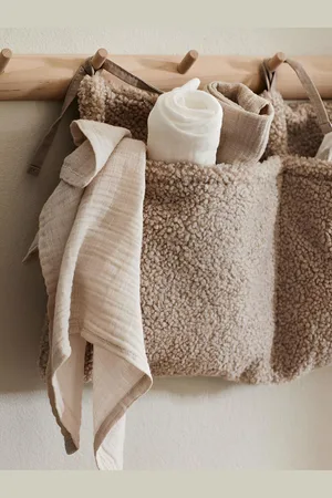 H&M Beige & White Pure Cotton 3-Pack Muslin Comfort Blankets