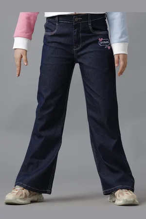 UNDER FOURTEEN ONLY Girls Mid-Rise Slim Fit Jeans