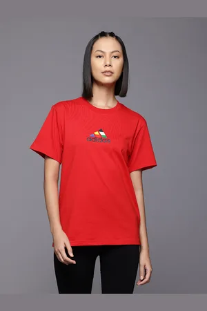 adidas Pure Cotton Brand Logo Printed Tiro Nts Training -shirt