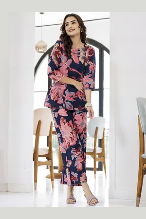 Kalini Floral Printed Tunic & Trousers