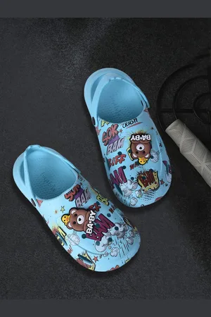 Liberty Alex 10 E Kids Colourblocked Printed Clogs
