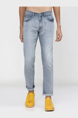 LocoMotive Men Skinny Fit Light Fade Clean Look Stretchable Jeans