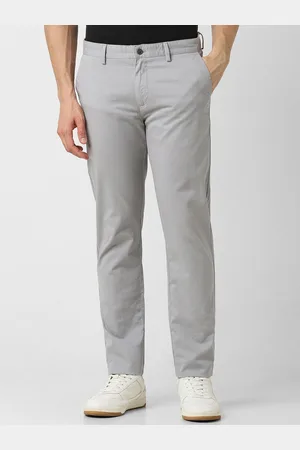 Peter England Men Slim Fit Cotton Trouser