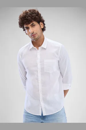 SPYKAR Men Solid Slim Fit Opaque Casual Shirt
