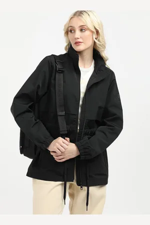 Tommy Hilfiger Women Stand Collar Faux Fur Trim Outdoor Parka Jacket