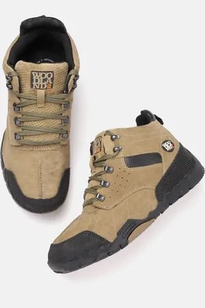 Woodland Men Nubuck Leather Sneakers