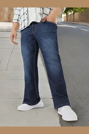 URBANO Men Mid-Rise Light Fade Clean Look Stretchable Bootcut Jeans