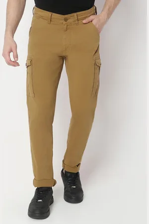 SPYKAR Men Slim-Fit Cargo-Style Trousers