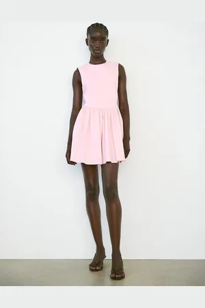 LULU & SKY Women Solid Fit & Flare Mini Dress
