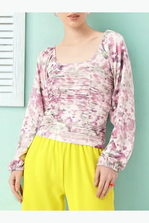 DressBerry The Summer Soiree Ruched Bodice Top