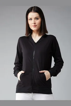 DOLCE CRUDO Women Collarless Bomber Jacket