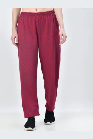 BAESD Women Printed Fleece Track Pants