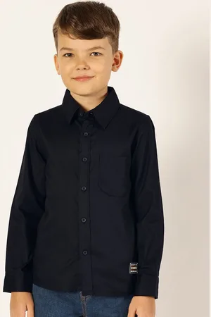 Killer Boys Premium Spread Collar Solid Cotton Casual Shirt