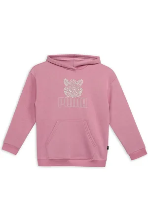 PUMA Girls TROPICAT Youth Relaxed Fit Hoodie