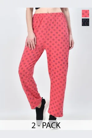 BAESD Pack Of 2 Women Printed Regular Fit Track Pants