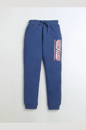 BUMZEE Boys Printed Cotton Mid Rise Jogger