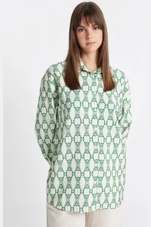 DeFacto Printed Long Sleeve Shirt