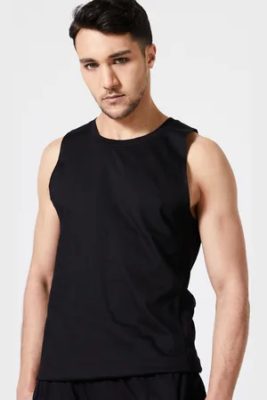 DECATHLON Men Pure Cotton Tank T-Shirt