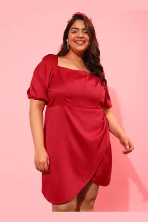 CURVY STREET Women Peplum Dress