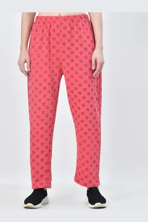 BAESD Women Printed Fleece Track Pant