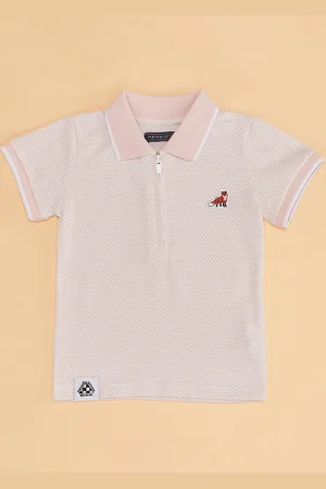 Pantaloons Boys Graphic Printed Polo Collar Cotton T-shirt
