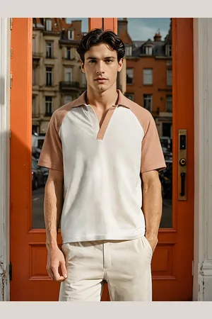H&M Men Raglan Sleeve Polo T-Shirt