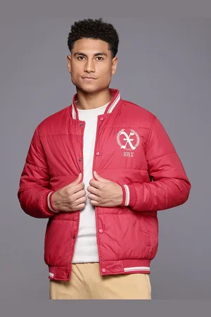 HRX Brand Logo Print Padded Jacket