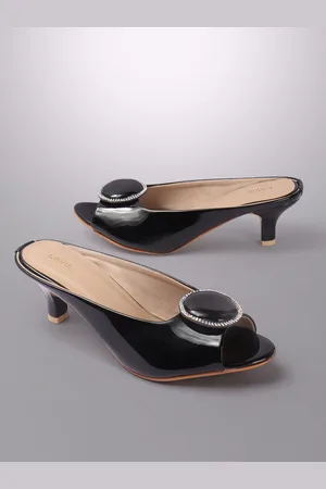 LAVIE Kitten Heel Peep Toes with Buckles