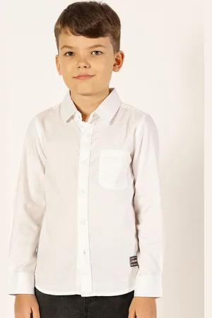 Killer Boys Premium Spread Collar Solid Cotton Casual Shirt