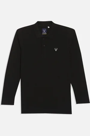 Allen Solly Boys Solid Polo Collar Cotton T-shirt
