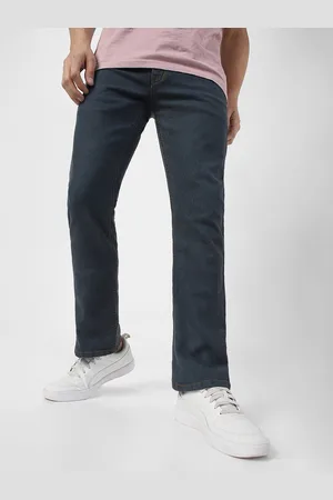 URBANO Men Mid Rise Light Fade Stretchable Bootcut Jeans