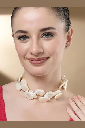 karatcart Gold Plated Pearls Necklace