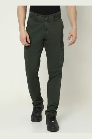 SPYKAR Men Slim-Fit Cargo-Style Trousers