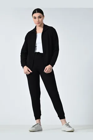 BAESD Women Spread Collar High-Rise Long Sleeves Tracksuits