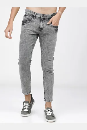 Highlander Men Tapered Fit Heavy Fade Stretchable Jeans