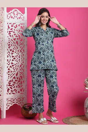 Rajnandini Printed Pure Cotton Shirt With Trousers