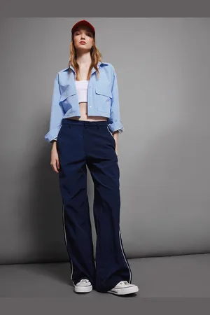 DeFacto Women Striped Chinos Trousers