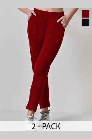 BAESD Women Pack of 2 High-Rise Trouser