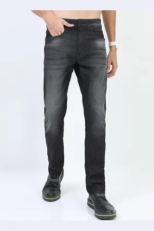 Highlander Men Straight Fit Light Fade Stretchable Jeans
