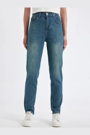 DeFacto Women Solid Mid-Rise Jeans