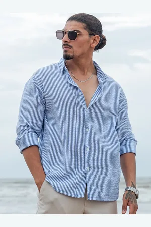 Powerlook Men Micro Checks Opaque Checked Casual Shirt
