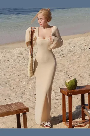 LULU & SKY Women Full Sleeve Maxi Dress