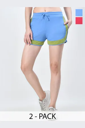BAESD Pack Of 2 Women High-Rise Hot Pants Cotton Shorts