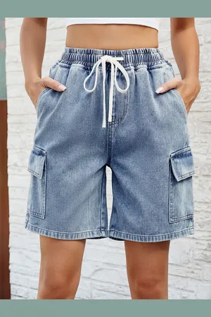 Stylecast Women Solid Denim Shorts