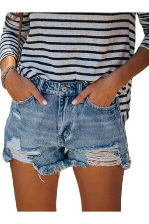 Stylecast Solid Women Denim Shorts