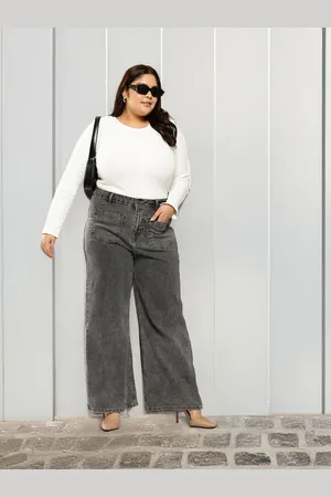 Sztori Women Plus Size Relaxed Fit Stretchable Jeans