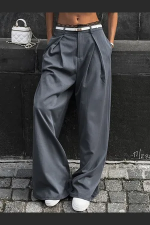 LULU & SKY Women Flared Trousers